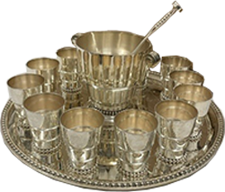 PEJRA ANTIQUE SILVER COCKTAIL SET — Event Rental | Eclectic Hive